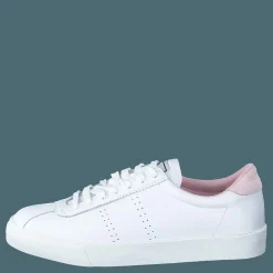Superga 2843 Club S Comfort Leather White-pink Lt A4x