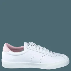 Superga 2843 Club S Comfort Leather White-pink Lt A4x