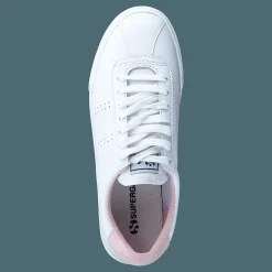 Superga 2843 Club S Comfort Leather White-pink Lt A4x