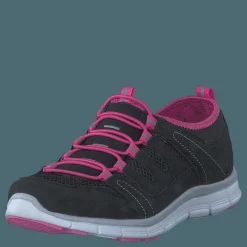 Polecat 435-2311 Comfort Sock Black/Fuchsia