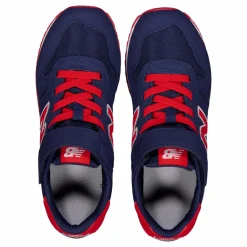 Barn New Balance 373 Kids Bungee Lace With Hook Blue