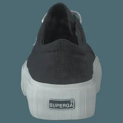 Superga 2631 Stripe Platform Blk-wht Avorio