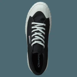 Superga 2631 Stripe Platform Blk-wht Avorio