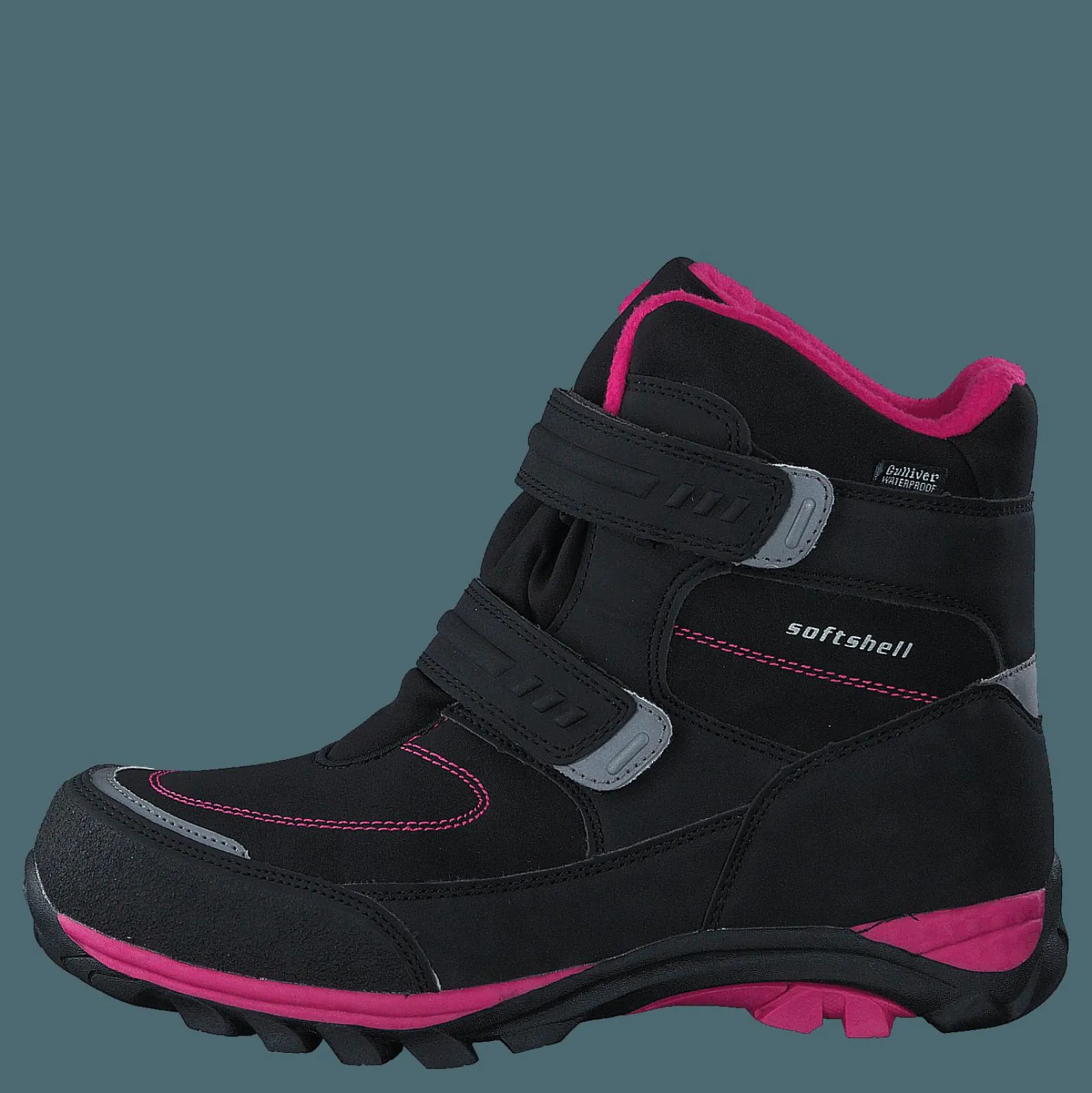 Barn Gulliver 435-6608 Waterproof Warm Lined Black/Fuchsia