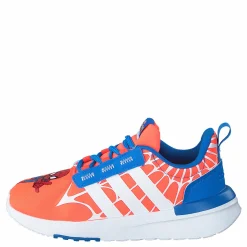 Barn adidas x Marvel Super Hero Adventures Spider-Man Racer TR21 Shoes Solar Red / Cloud White / Blue Rush