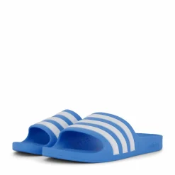 Barn adidas Adilette Aqua Slides Kids Blue Burst / Cloud White / Blue Burst