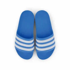 Barn adidas Adilette Aqua Slides Kids Blue Burst / Cloud White / Blue Burst