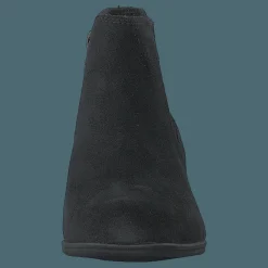 Clarks Adreena Flora Black Suede