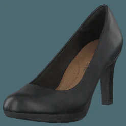 Clarks Adriel Viola Black Leather