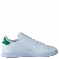 Barn adidas Advantage Shoes Cloud White / Green / Grey Two