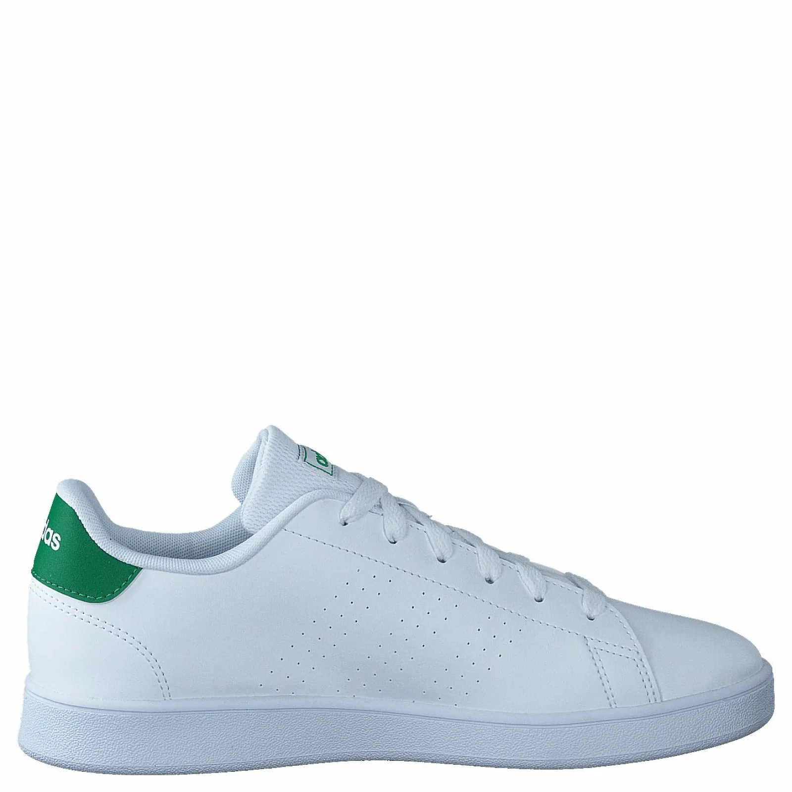 Barn adidas Advantage Shoes Cloud White / Green / Grey Two