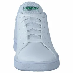 Barn adidas Advantage Shoes Cloud White / Green / Grey Two