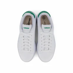 adidas Advantage Shoes Cloud White / Cloud White / Green
