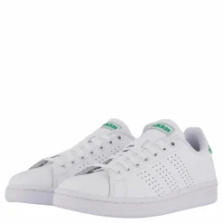 adidas Advantage Shoes Cloud White / Cloud White / Green