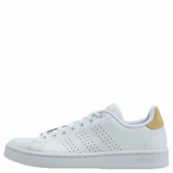 adidas Advantage Shoes Cloud White / Cloud White / Orange Tint