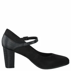 Clarks Alayna Shine Black Suede / Synthetic Combi