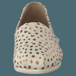Toms Alpargata Rose Gold/natural Canvas Dots