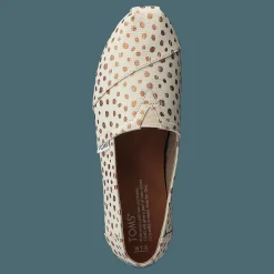 Toms Alpargata Rose Gold/natural Canvas Dots
