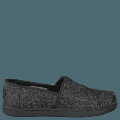 Barn Toms Alpargata Tiny Black Iridescent Glimmer