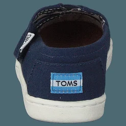 Barn Toms Alpargata Tiny Navy Canvas