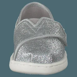 Barn Toms Alpargata Tiny Silver Iridescent Glimmer
