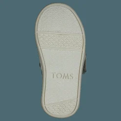 Barn Toms Alpargata Tiny Silver Iridescent Glimmer