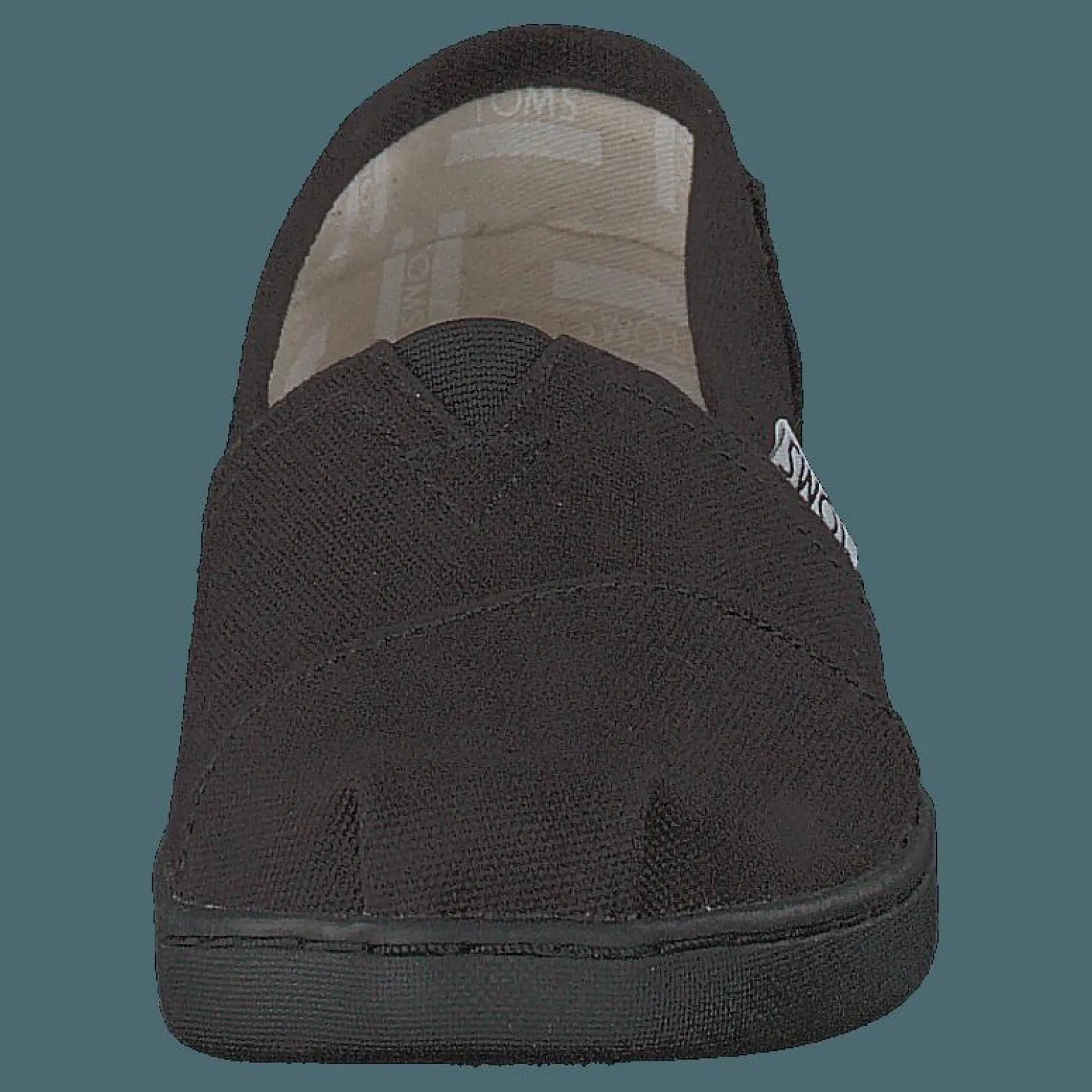 Barn Toms Alpargata Youth Black Canvas