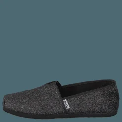 Barn Toms Alpargata Youth Black Iridescent Glimmer