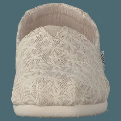 Barn Toms Alpargata Youth Natural Daisy Metallic