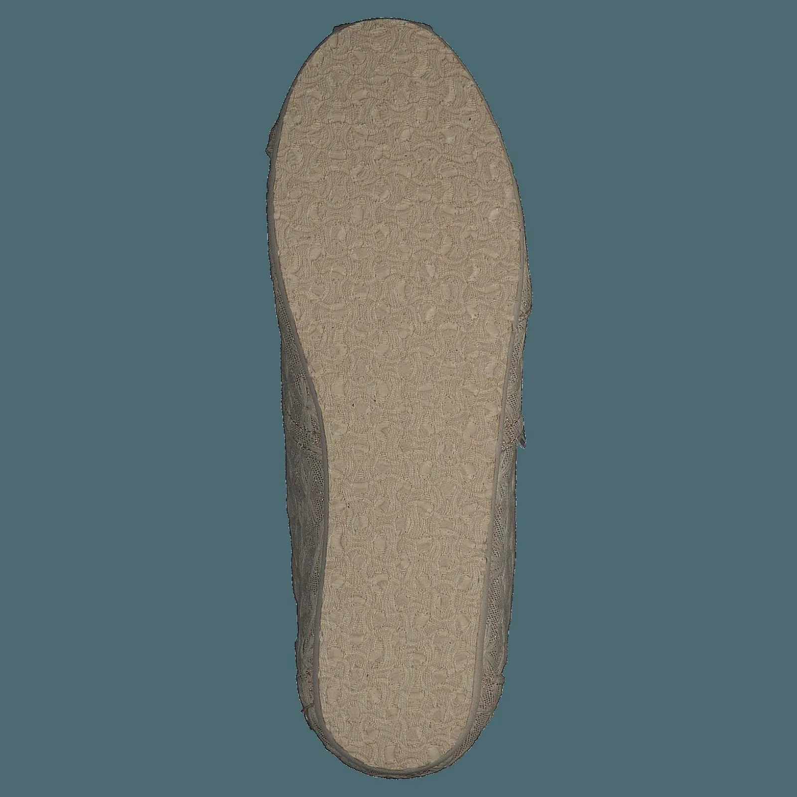 Barn Toms Alpargata Youth Natural Daisy Metallic