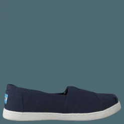 Barn Toms Alpargata Youth Navy Canvas