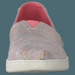 Barn Toms Alpargata Youth Pink Multi Twill Glimmer
