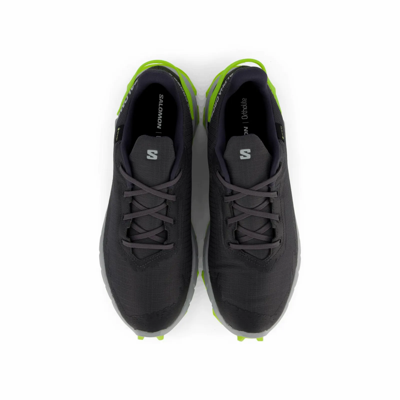 Salomon Alphacross 4 Gtx Ebony/pearl Blue/acid Lime