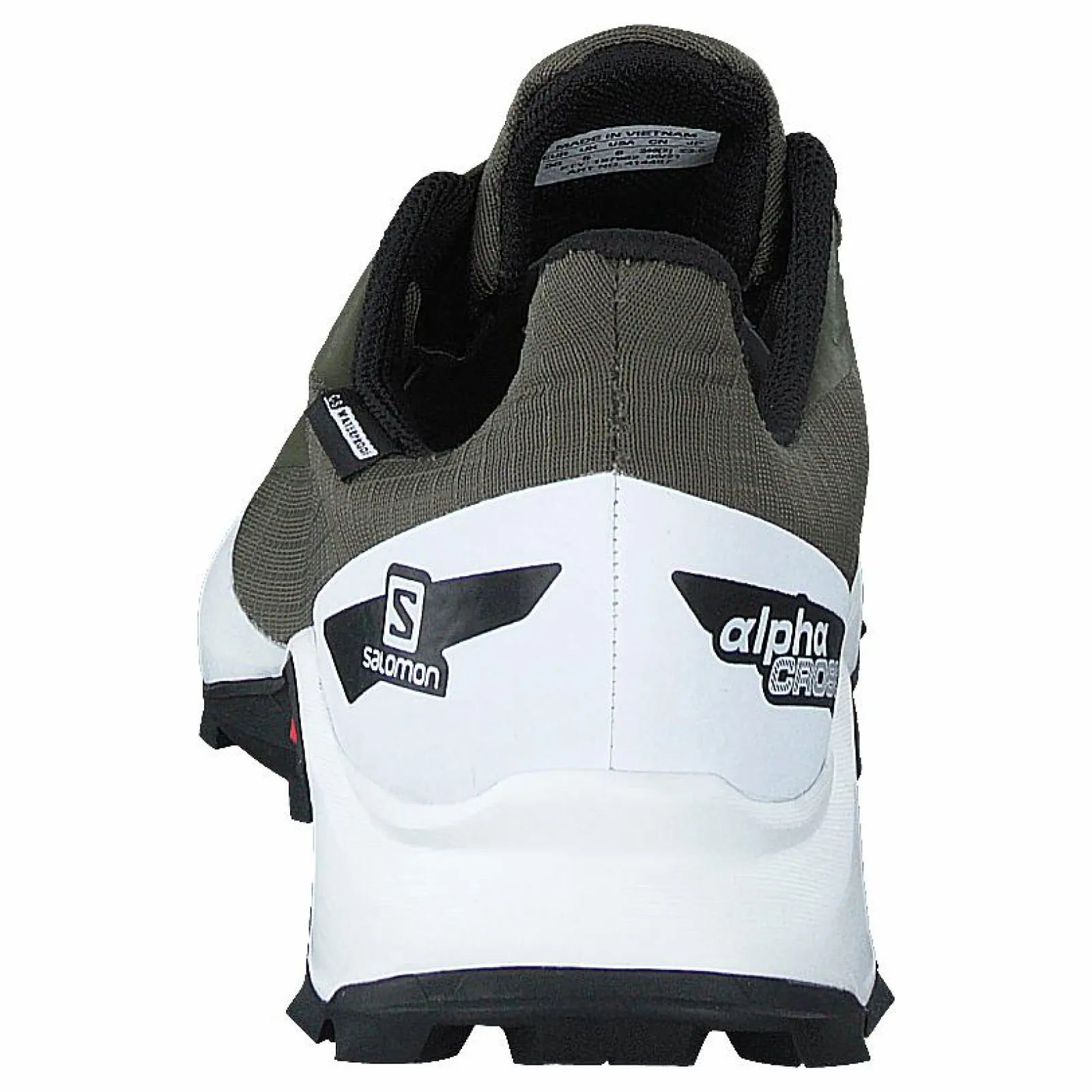 Barn Salomon Alphacross Blast Cswp J Olive Night/wht/black