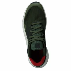 adidas Alphatorsion Shoes Wild Pine / Core Black / Vivid Red