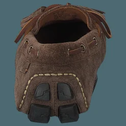 Polo Ralph Lauren Anders Tasseled Suede Driver Chocolate Brown