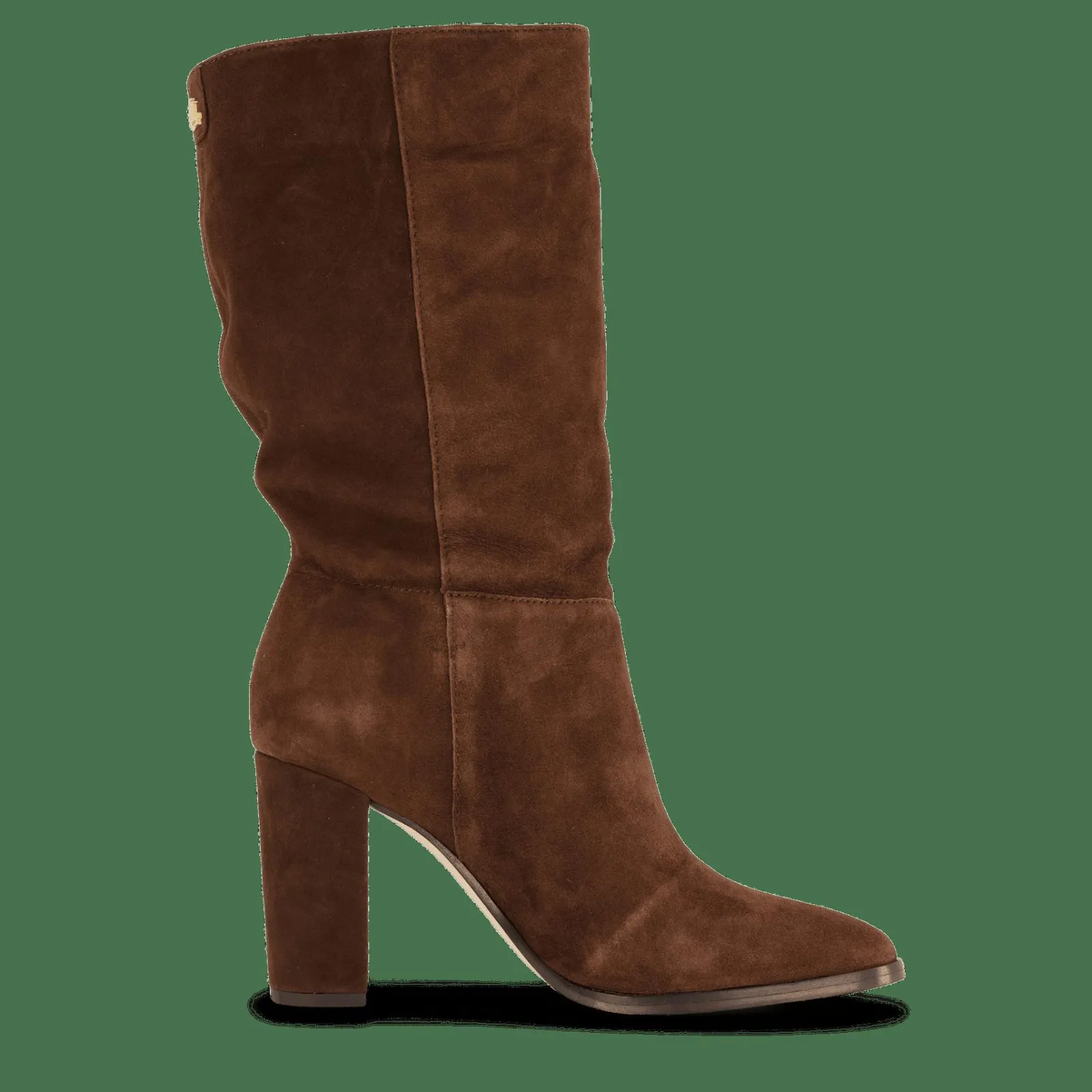 Lauren Ralph Lauren Artizan II Suede Boot Chestnut Brown