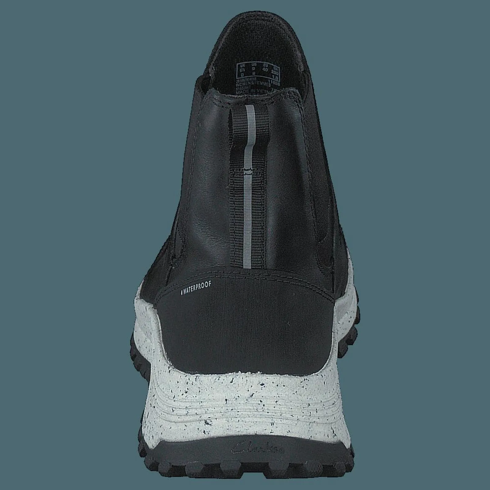 Clarks Atltrekupwp Black Leather