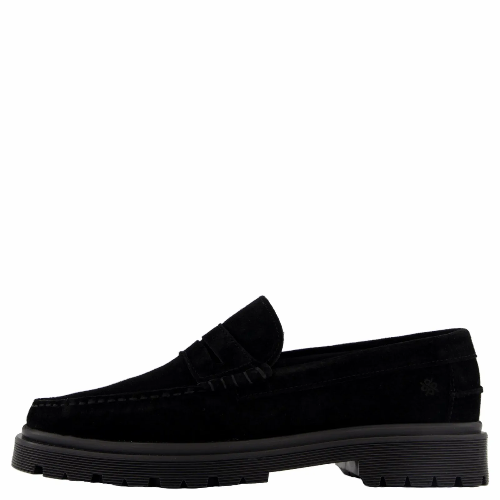 Playboy Footwear Austin Black Suede