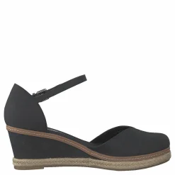 Tommy Hilfiger Basic Closed Toe Mid Wedge Black Bds