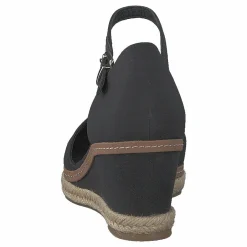 Tommy Hilfiger Basic Closed Toe Mid Wedge Black Bds