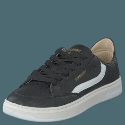 Superdry Basket Lux Low Trainer Black/white