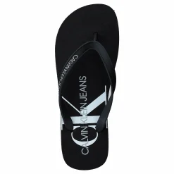 Calvin Klein Beach Sandal Monogram Tpu Black