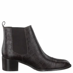 Bianco Biacarol Croco Dress Chelsea Dark Brown