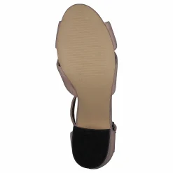 Bianco Biacate Suede Cross Sandal 491 Powder 1