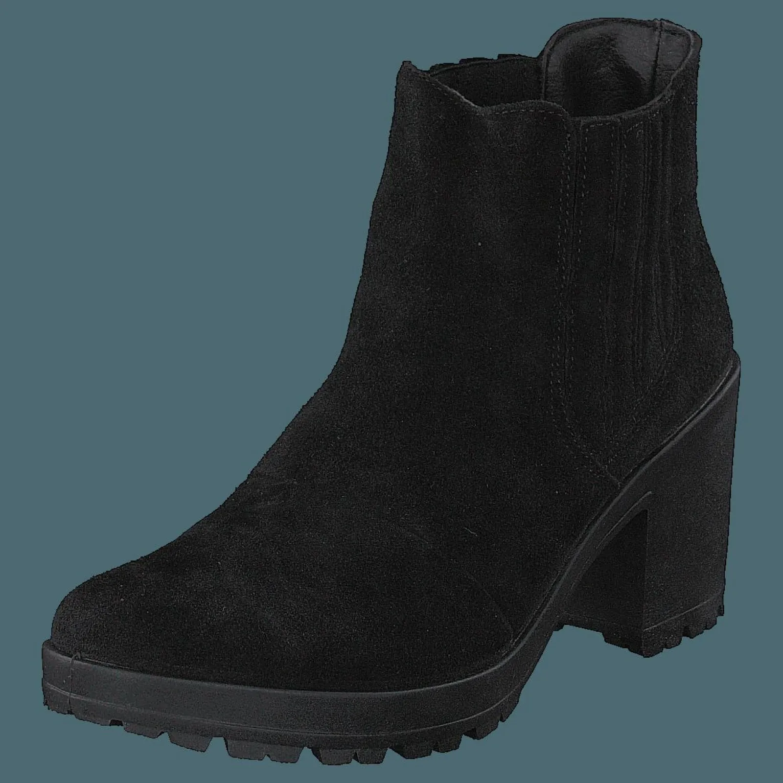 Bianco Biacorvina Suede Boot Black