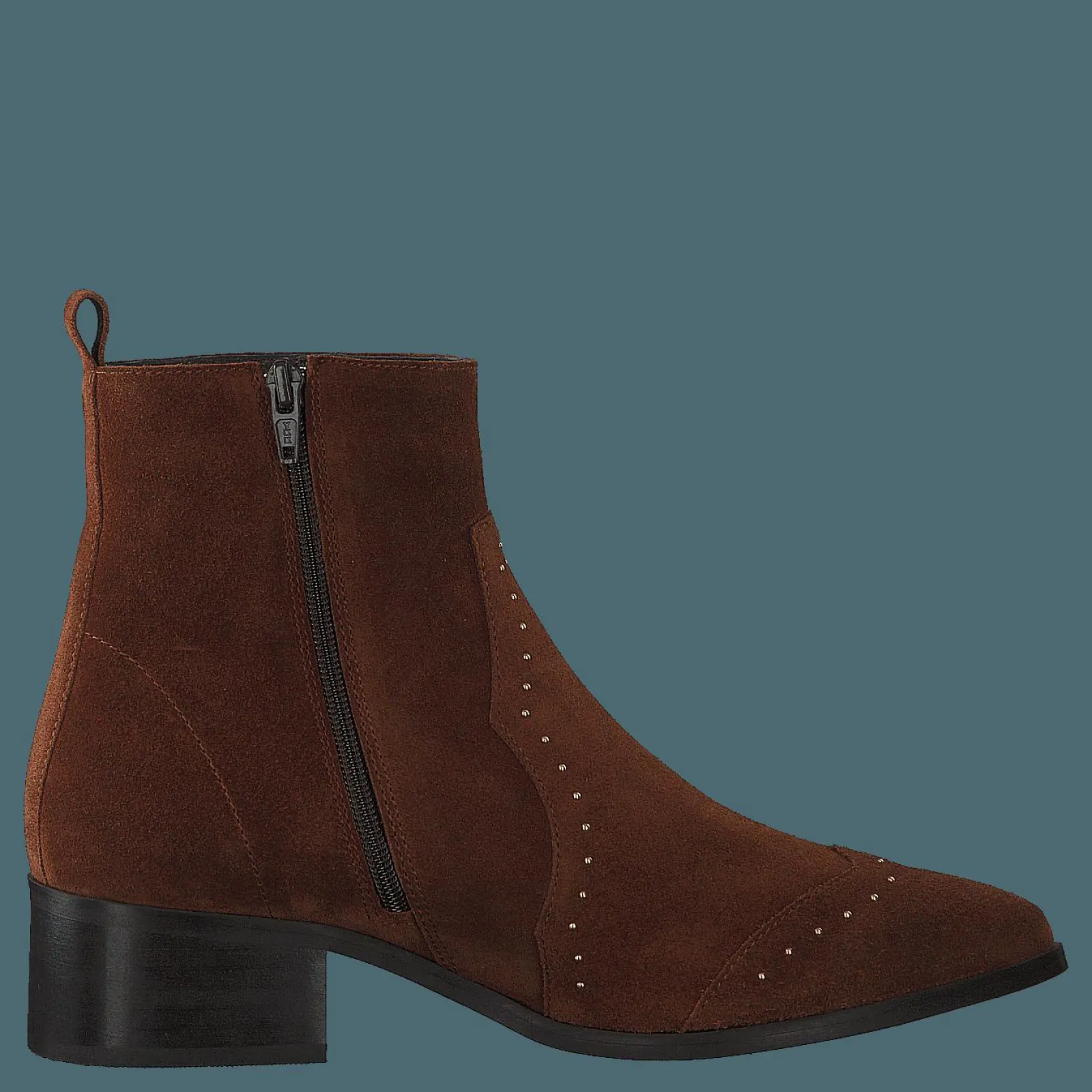 Bianco Biadora Western Ankle Boot Cognac 1