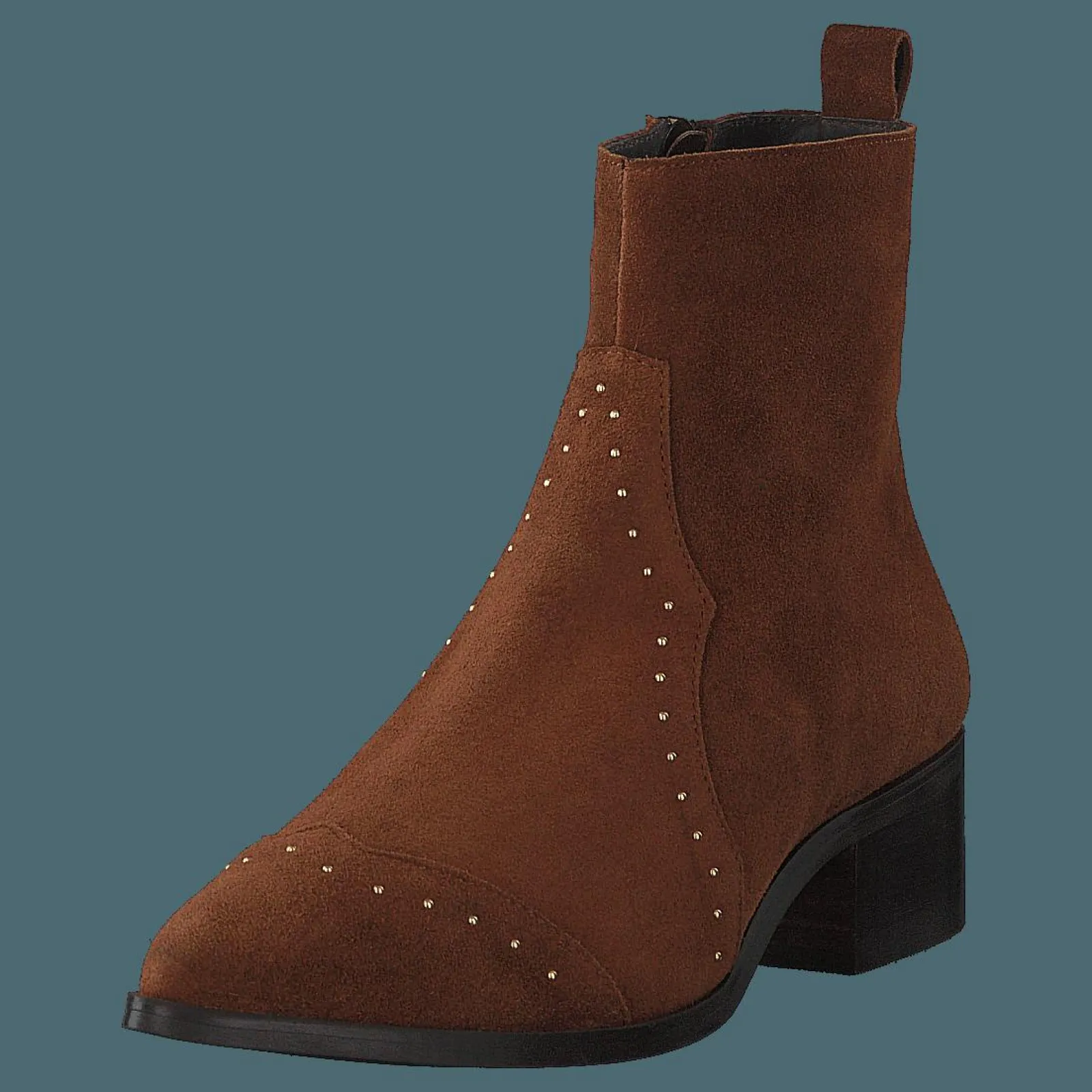 Bianco Biadora Western Ankle Boot Cognac 1