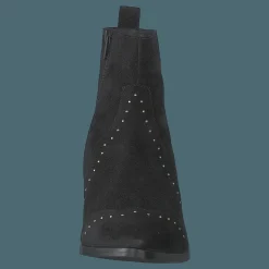 Bianco Biadora Western Ankle Boot Black 1