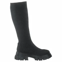Bianco Biaprima Knee High Sock Boot K Black